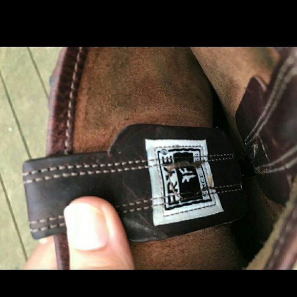 Frye Harness Boots Vintage Size 7 - Picture 3 of 5